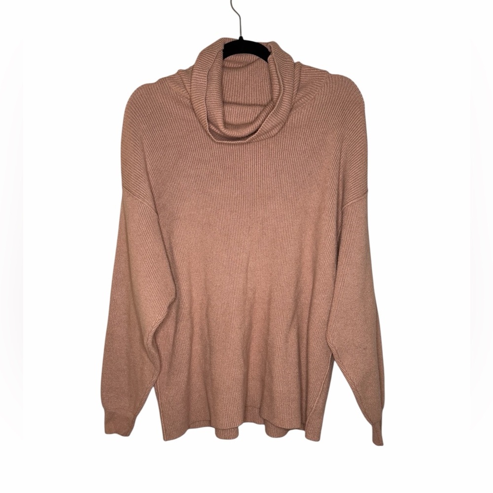 Free People Softly Structured Tunic Ribbed Sweater in Blush‎ Mauve - Picture 3 of 7